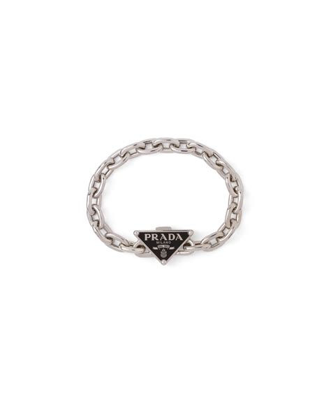 prada bracelet silver|prada bracelet men's.